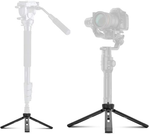 حامل ثلاثي صغير من الألومنيوم، حامل ثلاثي القوائم لسطح المكتب من أجل Zhiyun Smooth Q/4، Crane Plus/2، Osmo Mobile، Ronin-S، Vimble 2، حامل ثلاثي مثبت بمقبض Gimbal in Saudi Arabia