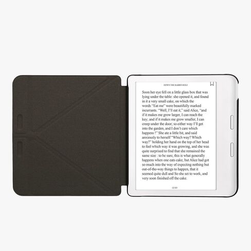 kwmobile Origami Case Compatible with Kobo Libra Colour Case - Slim PU Leather Cover with Stand - Dark Green in Kuwait