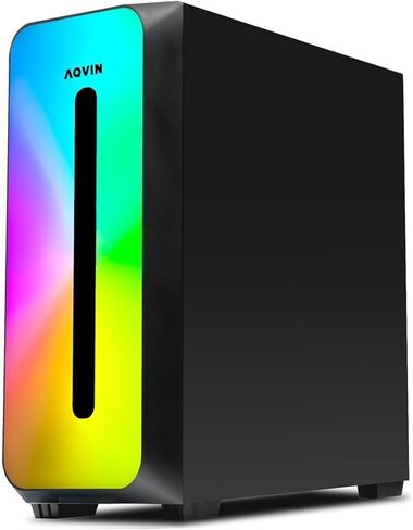 Gaming PC AQB60 Tower Desktop - Ryzen 7 Processor Upto 4.10GHz, 32GB DDR4 RAM 1TB SSD, Radeon RX 580 8GB GDDR5 HDMI, WiFi, Windows 11 Pro in Kuwait