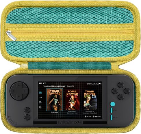 حافظة لجهاز Evercade EXP-R Retro Gaming Handheld Console، حافظة فقط (أسود) in Kuwait