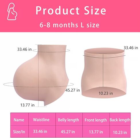 Silicone Pregnancy Belly Spoof Belly False False Belly 4-10 Months Tummy For Film Props Tv Series Props Maternity Cosplay in Saudi Arabia