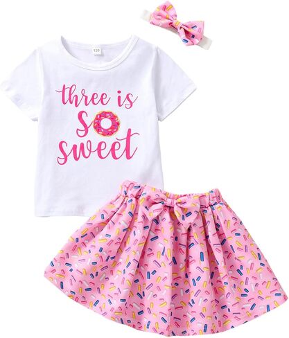Baby Girl Birthday Outfits Cute Sweet One Frills Sleeveless Romper Candy Shorts Headband 3Pcs Infant Clothes in Saudi Arabia