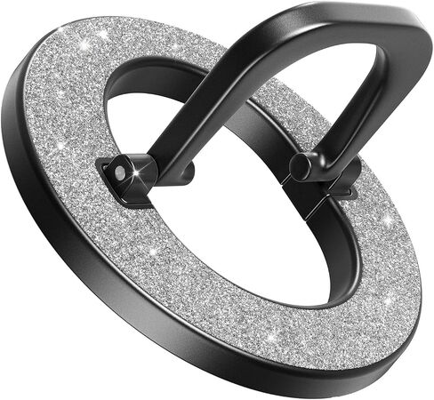 [2024 Newest] SUPERONE for MagSafe Phone Grip, Stylish Cool Magnetic Ring Holder with Adjustable Stand, Removable MagSafe Accessories Only for iPhone 16/15/14/13/12 Series and MagSafe Case - Colorful in Kuwait