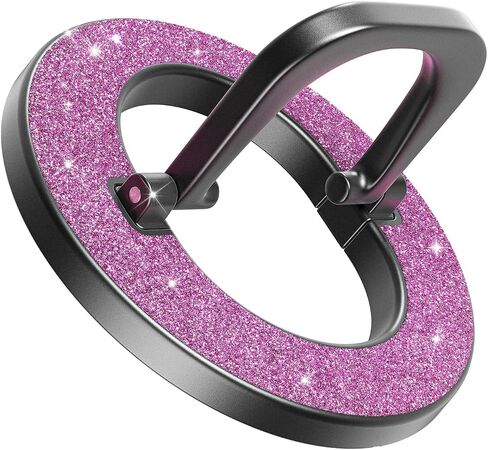 [2024 Newest] SUPERONE for MagSafe Phone Grip, Stylish Cool Magnetic Ring Holder with Adjustable Stand, Removable MagSafe Accessories Only for iPhone 16/15/14/13/12 Series and MagSafe Case - Colorful in Kuwait
