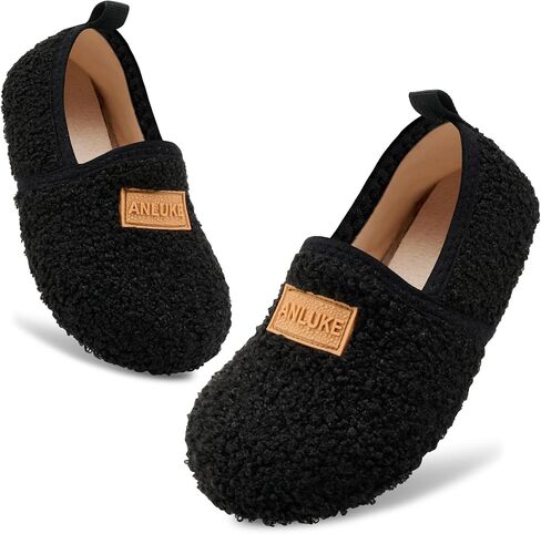 ANLUKE Kids Toddler Slippers Boys Girls Indoor House Shoes Non-Slip Slippers Socks Outdoor Warm Walking Shoes in Saudi Arabia