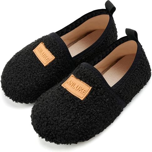 ANLUKE Kids Toddler Slippers Boys Girls Indoor House Shoes Non-Slip Slippers Socks Outdoor Warm Walking Shoes in Saudi Arabia