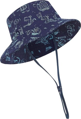 Baby Sun Hat Toddler Bucket Hats Summer Sun Protective Kids Beach Hats Wide Brim Outdoor Camping Hat for Boys Girls in Saudi Arabia
