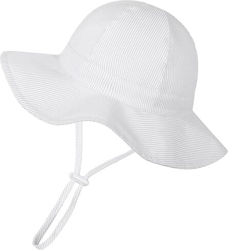 Baby Sun Hat Toddler Bucket Hats Summer Sun Protective Kids Beach Hats Wide Brim Outdoor Camping Hat for Boys Girls in Saudi Arabia