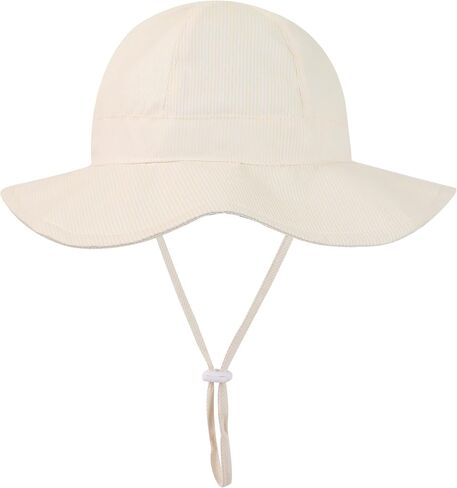 Baby Sun Hat Toddler Bucket Hats Summer Sun Protective Kids Beach Hats Wide Brim Outdoor Camping Hat for Boys Girls in Saudi Arabia