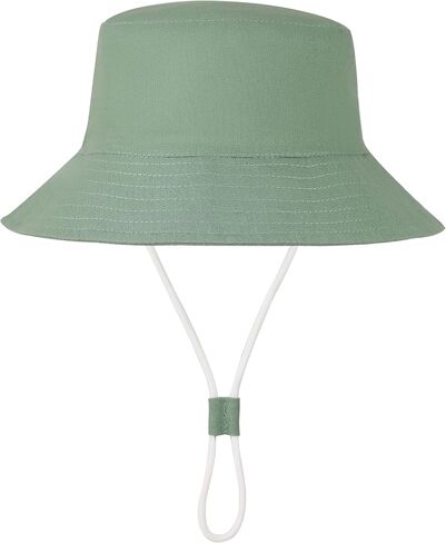 Baby Sun Hat Toddler Bucket Hats Summer Sun Protective Kids Beach Hats Wide Brim Outdoor Camping Hat for Boys Girls in Saudi Arabia