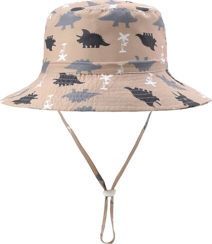 Baby Sun Hat Toddler Bucket Hats Summer Sun Protective Kids Beach Hats Wide Brim Outdoor Camping Hat for Boys Girls in Saudi Arabia