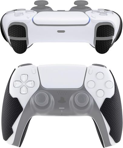 eXtremeRate PlayVital Anti-Skid Sweat-Absorbent Controller Grip for ps5, Textured Soft Rubber Pads Handle Grips for ps5 Controller with Shoulder Button Trigger Stickers - Armored Edition Purple in Kuwait