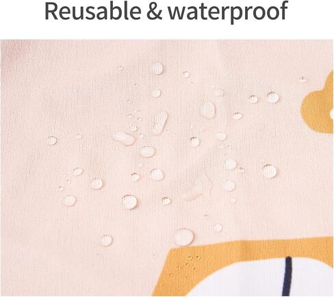 قطعتان من أكياس الحفاضات القماشية الرطبة والجافة مقاومة للماء وقابلة لإعادة الاستخدام مع جيبين بسحّاب، للسفر على الشاطئ وحمام السباحة والرعاية النهارية ومستلزمات الأطفال المتسخة وحقيبة اليوغا وصالة الألعاب الرياضية لملابس السباحة أو الملابس الرطبة (قوس قز in Kuwait