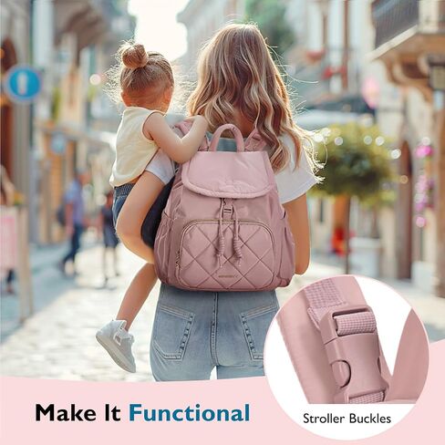 mommore Diaper Bag Backpack, Small Diaper Backpack for Travel, Lightweight Drawstring Baby Bag with Stroller Straps in Kuwait