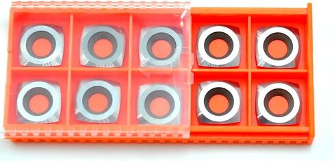 15mm with 4'' Radius Carbide Inserts Cutters(15x15x2.5mm-R100 with Screws) Fits Spiral/Helical Planer Cutter Head Lathe Woodturning Tools. in Saudi Arabia