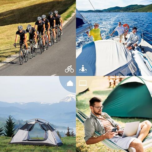 60W Foldable Solar Panel, Portable Solar Charger with USB-C PD3.0 / USB-A QC3.0 / DC 20-28V Port, IP67 Waterproof Solar Panel Kit for RV Camping Backpacking Compatible with Phone Tablet Power Station in Kuwait
