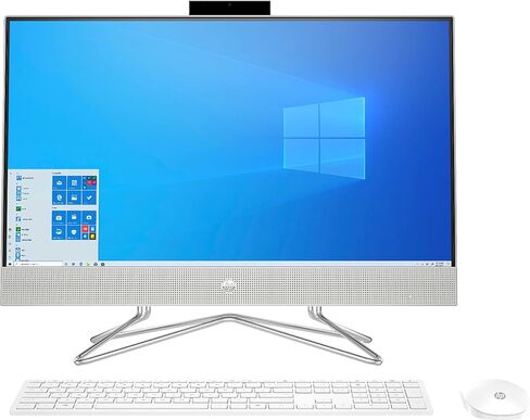 HP All-in-One Desktop Computer, 21.5" FHD Display, 32 GB RAM, 2 TB SSD, Intel Celeron J4025, Webcam, Wi-Fi 6, Bluetooth, HDMI, Windows 11 Pro with Microsoft Office Lifetime License in Saudi Arabia