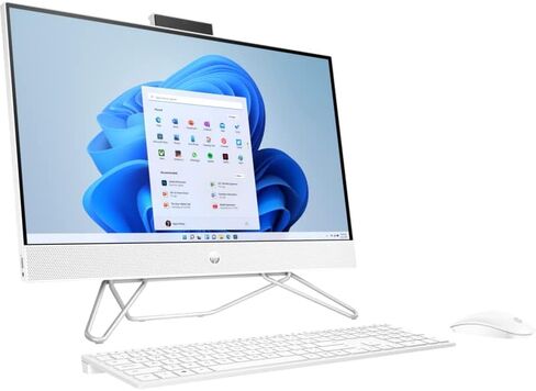 HP All-in-One Desktop Computer, 21.5" FHD Display, 32 GB RAM, 2 TB SSD, Intel Celeron J4025, Webcam, Wi-Fi 6, Bluetooth, HDMI, Windows 11 Pro with Microsoft Office Lifetime License in Saudi Arabia