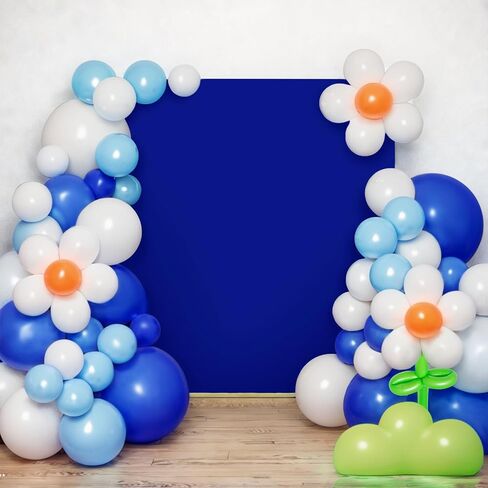 Babenest Wedding Arch Backdrop Cover, 6.6x6.6FT White Two-Sided Spandex Cover for Square Metal Arch Stand, Fitted Balloon Arch Cover for Party Ceremony Birthday Baby Shower Anniversary Decoration in Saudi Arabia