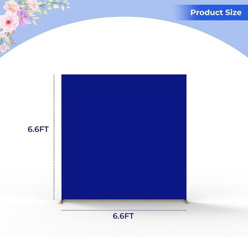 Babenest Wedding Arch Backdrop Cover, 6.6x6.6FT White Two-Sided Spandex Cover for Square Metal Arch Stand, Fitted Balloon Arch Cover for Party Ceremony Birthday Baby Shower Anniversary Decoration in Saudi Arabia