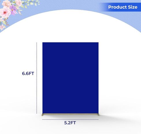 Babenest Wedding Arch Backdrop Cover, 6.6x6.6FT White Two-Sided Spandex Cover for Square Metal Arch Stand, Fitted Balloon Arch Cover for Party Ceremony Birthday Baby Shower Anniversary Decoration in Saudi Arabia