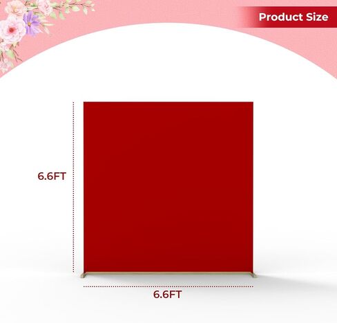 Babenest Wedding Arch Backdrop Cover, 6.6x6.6FT White Two-Sided Spandex Cover for Square Metal Arch Stand, Fitted Balloon Arch Cover for Party Ceremony Birthday Baby Shower Anniversary Decoration in Saudi Arabia