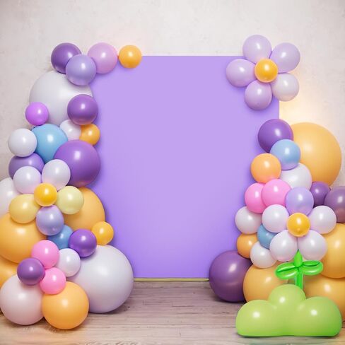 Babenest Wedding Arch Backdrop Cover, 6.6x6.6FT White Two-Sided Spandex Cover for Square Metal Arch Stand, Fitted Balloon Arch Cover for Party Ceremony Birthday Baby Shower Anniversary Decoration in Saudi Arabia