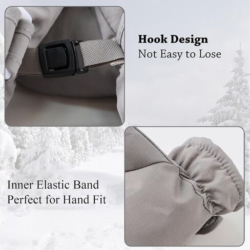 Toddler Winter Gloves Waterproof Baby Boys Mittens Fleece Girls Snow Gloves for Infant Kids Unisex Ski 6M-5T in Saudi Arabia