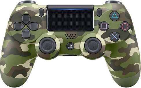 وحدة تحكم Sony Dualshock 4 V2 Green Camo لجهاز PS4 (متجددة) in Saudi Arabia