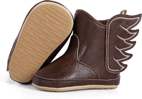 Infant Toddler Western Boots Cowgirl Cowboy Soft Rubber Sole Booties for Baby Girls Boys 3-18 Months in Saudi Arabia