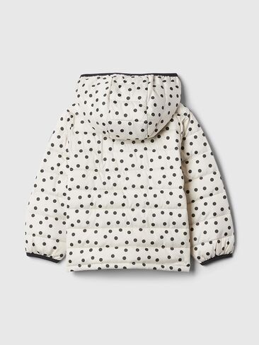 GAP Baby Girls' Logo Lightweight Puffer Jacket in Saudi Arabia