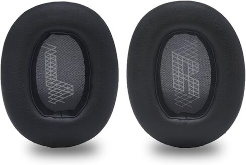 وسائد أذن بديلة لـ JBL Live 650 BTNC E65BTNC، وسائد أذن لسماعات الرأس متوافقة مع Duet NC/Live 660 BTNC، وسادات أذن لسماعات الرأس، وقطع إصلاح غطاء أكواب الأذن - أسود in Kuwait