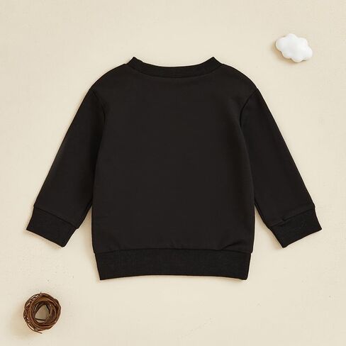 Karuedoo Toddler Baby Boy Girl Thanksgiving Outfit Gobble Til You Wobble Turkey Sweatshirt Crewneck Long Sleeve Pullover Top in Kuwait