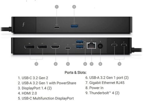 قاعدة توصيل ThunderBolt 4 من Dell (WD22TB4) (متجددة) in Saudi Arabia