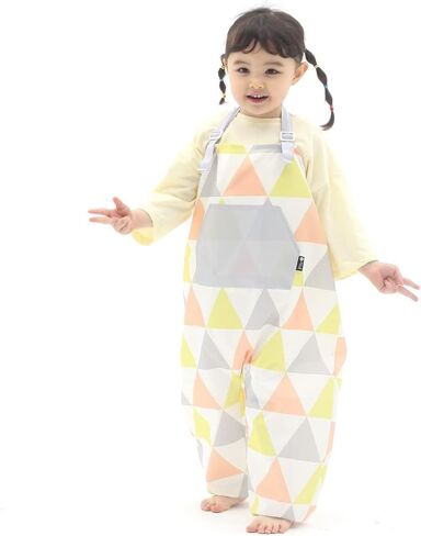 Unisex Baby Toddler Children Waterproof Jumpsuit Jumpsuit Overalls Art Smock (1~6 age) in Saudi Arabia