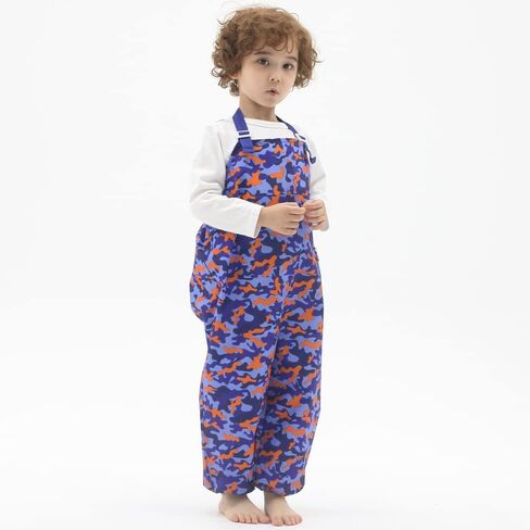 Unisex Baby Toddler Children Waterproof Jumpsuit Jumpsuit Overalls Art Smock (1~6 age) in Saudi Arabia