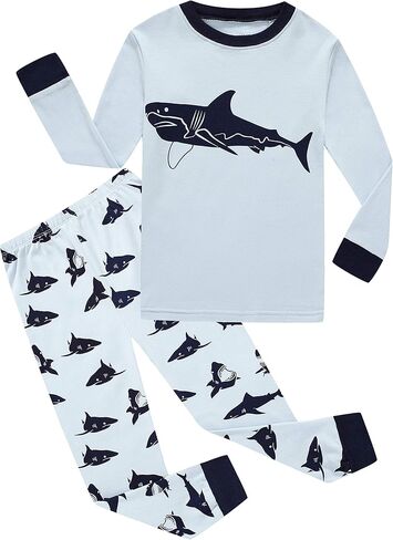 Family Feeling Little Boys Pajamas Sets 100% Cotton Long sleeve Pjs in Kuwait