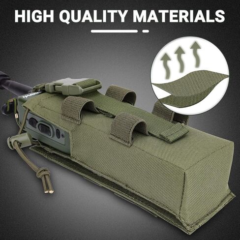 التكتيكية مول راديو الحافظة حامل حالة العسكرية الثقيلة أجهزة الراديو الحافظة حقيبة ل AR-152 AN/PRC-152 148 UV-25 طريقتان لاسلكي لاسلكي تخزين قابل للتعديل in Saudi Arabia