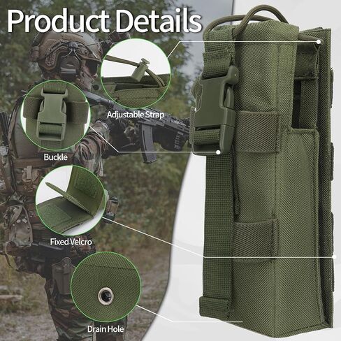 التكتيكية مول راديو الحافظة حامل حالة العسكرية الثقيلة أجهزة الراديو الحافظة حقيبة ل AR-152 AN/PRC-152 148 UV-25 طريقتان لاسلكي لاسلكي تخزين قابل للتعديل in Saudi Arabia