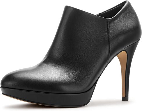 Women's Platform Booties Stiletto Ankle Boots High Heel Booties Winter Dress Shoes in Saudi Arabia