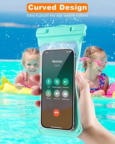 7'' Waterproof Phone Pouch for Cruise Ship Essentials 2024, IPX8 Dry Bag for Vacation Beach Essentials Kayak Accessories Case for iPhone 15 14 13 12 11 Plus Pro Max Samsung Pixel Black - 3D Curved in Saudi Arabia
