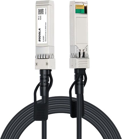 SFP+ Cable, 10G SFP+ DAC, 0.25M(0.82ft), Passive Direct Attach Copper Twinax Cable for Cisco SFP-H10GB-CU0.25M, Ubiquiti UniFi, TP-Link, Netgear, D-Link, Zyxel, Mikrotik and More in Kuwait