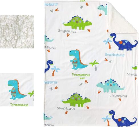 ستارة نافذة براندريم بيبي ديناصور للأطفال/حديثي الولادة/الرضع، ستارة بيضاء زرقاء معالجة بتصميم ديناصور ديكور حضانة للأولاد، 100% قطن in Kuwait