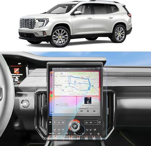 لـ 2024 GMC Acadia واقي شاشة 15 بوصة لـ 2024 GMC Acadia (Elevation/AT4/Denali) شاشة لمس معلوماتية وترفيهية 15 بوصة 2024 ملحقات Acadia 2024 Acadia طبقة حماية للشاشة (قطعتان) in Kuwait