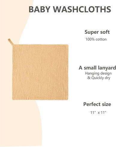 6 عبوات من مناشف الأطفال من الموسلين، مناشف غسيل فائقة النعومة للجنسين حديثي الولادة والأطفال، مناشف حمام للأطفال ماصة لجسم الوجه in Kuwait