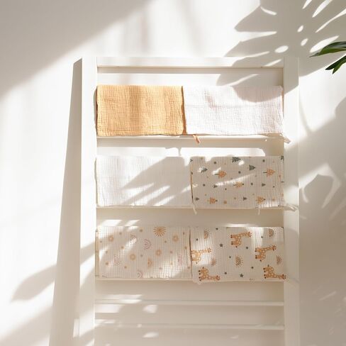 6 عبوات من مناشف الأطفال من الموسلين، مناشف غسيل فائقة النعومة للجنسين حديثي الولادة والأطفال، مناشف حمام للأطفال ماصة لجسم الوجه in Kuwait