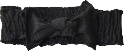 عصابة رأس L'ovedbaby للفتيات الصغيرات العضوية المدخنة، باللون الأسود، 12-24 شهرًا (22-28 رطلاً) in Kuwait