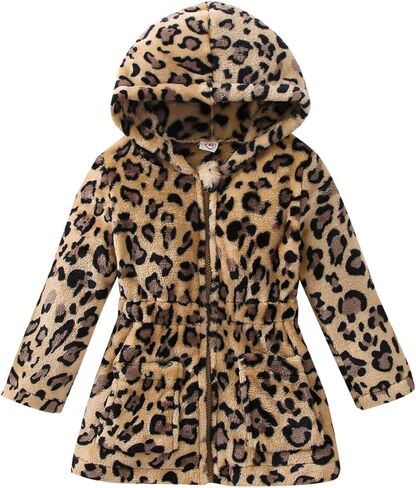 Toddler Baby Girl Flannel Long Sleeve Dress Coat Contrast Hoodie Jacket Patchwork Plaid Coat With Belt Fall Outerwear in Saudi Arabia