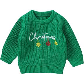 Winmany Baby Christmas Sweater Toddler Boys Girls Knit Xmas Outfit Kids Fall Winter Clothes