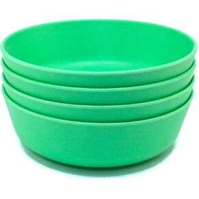 Pomelo Bamboo Bowls for Kids, Toddlers and Children - Reusable Bamboo Kids Bowls - BPA Free Child and Toddler Bowls - Non-Toxic Bamboo Material - Eco-Friendly, Biodegradable and Dishwasher Safe
